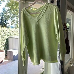 Lime Green Aerie sweater size XS